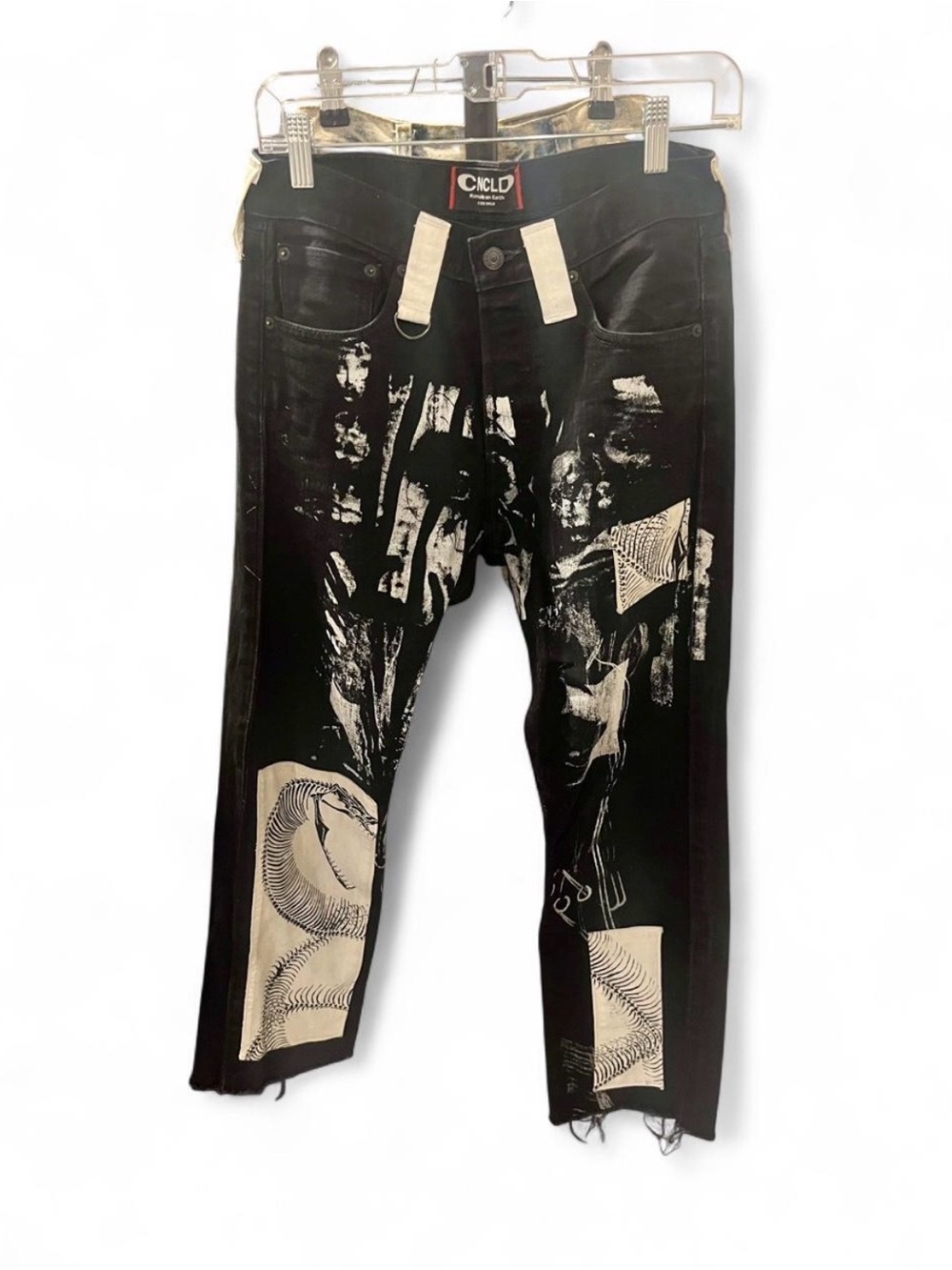 CNCLD upcycled black jeans